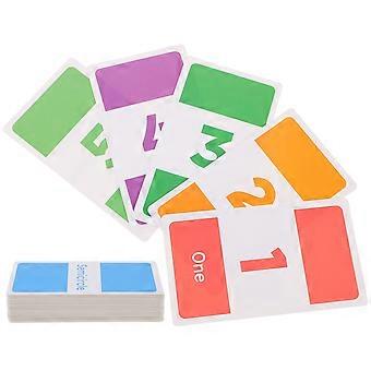 Number Flash Cards Learning Toy for Toddlers 4Sets Included