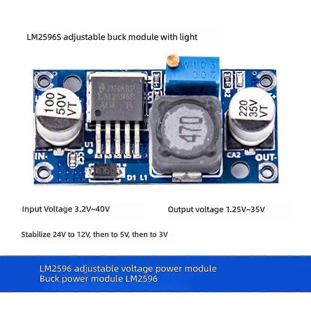 1PCS LM2596 Adjustable Voltage Power Supply Module DC to DC Step-Down Buck Converter LM2596S Step-Down Module