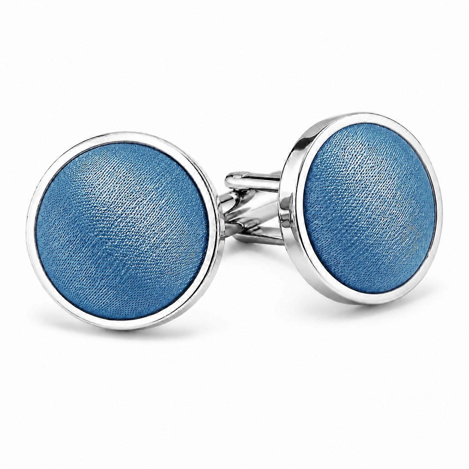 Robins Egg blau Plain Satin Manschettenknöpfe