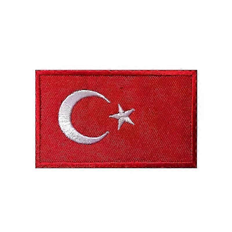 Embroidered National Flag Patches