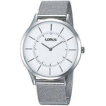 Lorus Quartz Analog Unisex Watch with RTA21AX9 Stainless Steel Bracelet