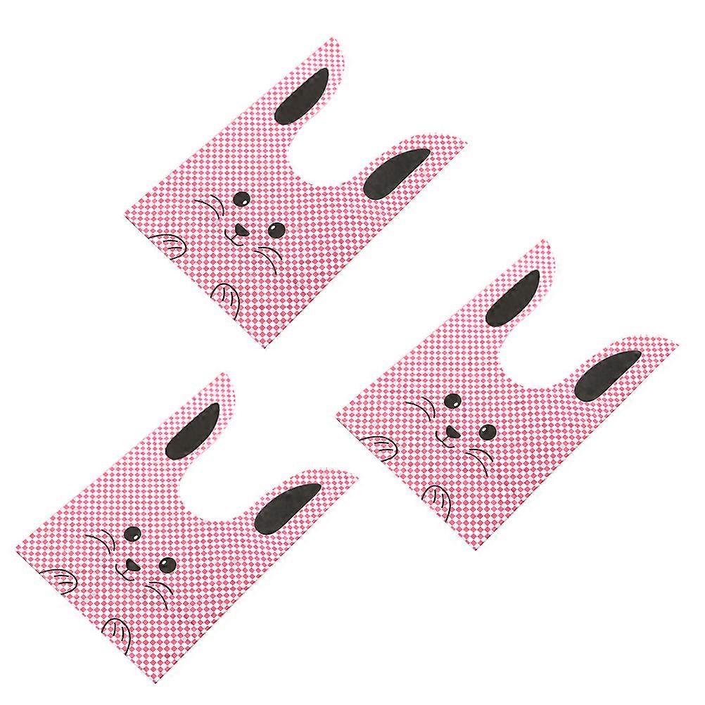 Wedding Bag Rabbit Drawstring Pouch for Packing 50Pcs Pink