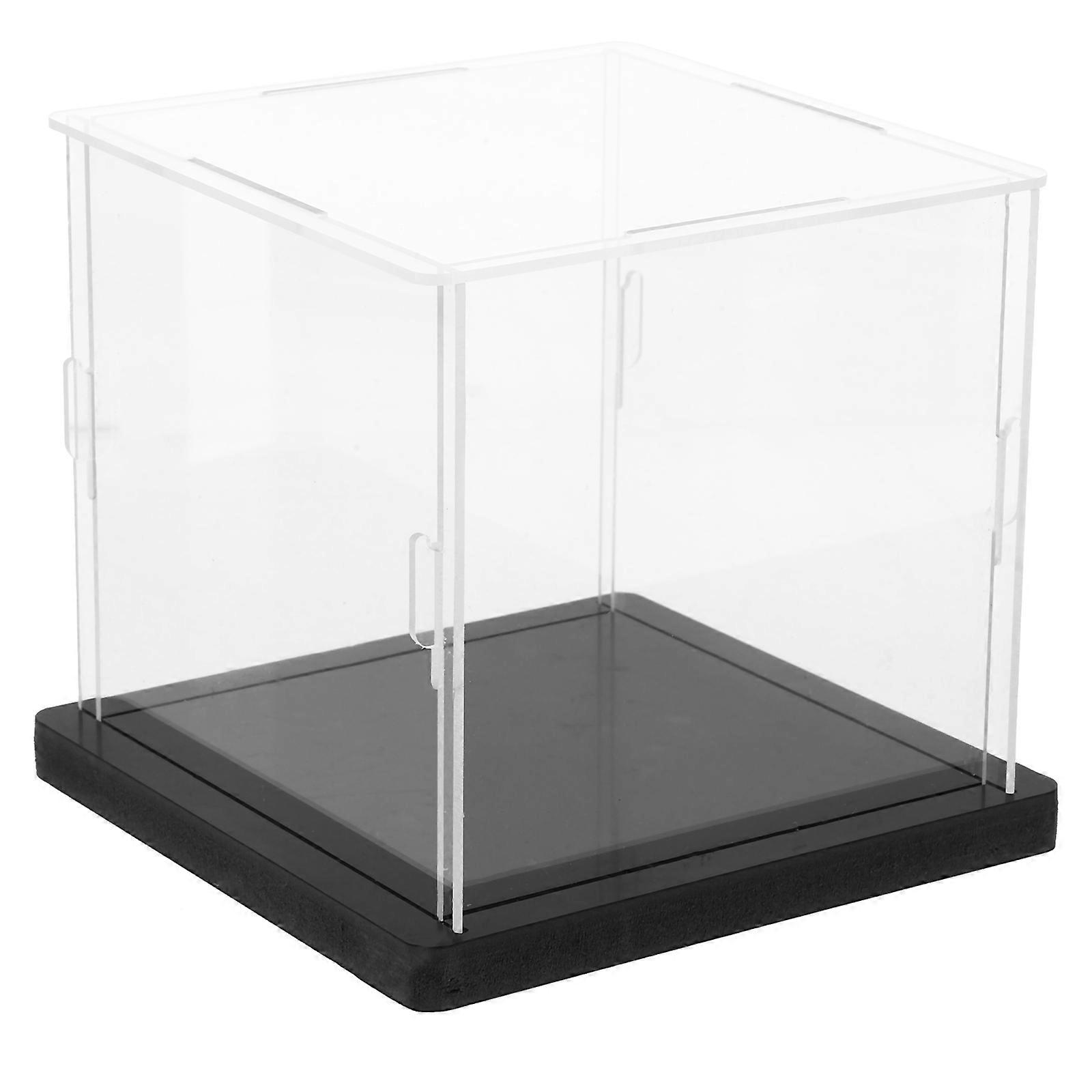 Baseball Display Box for Storage Use 1Set Transparent Acrylic Tabletop Holder
