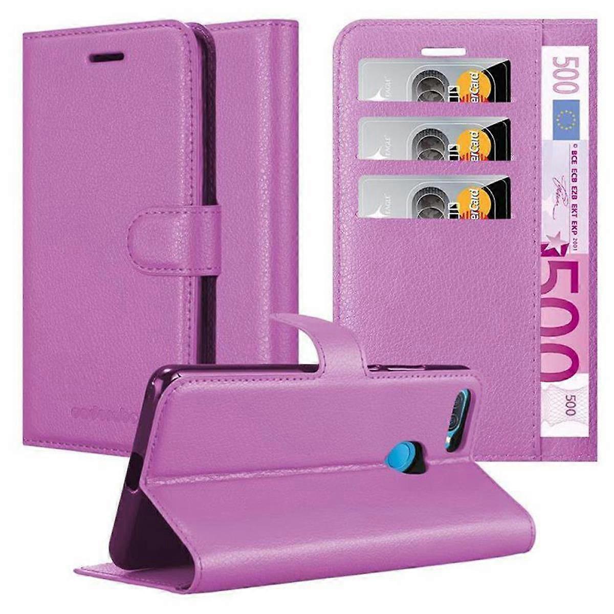 Case compatible with Oppo A12 - Protective case with card slots and stand function