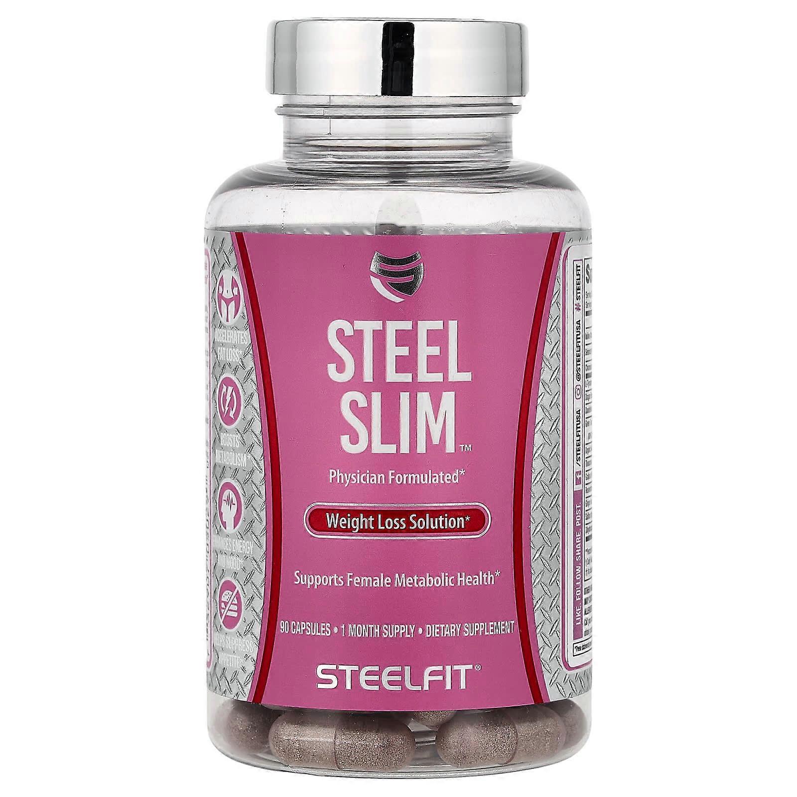SteelFit, Steel Slim Weight Loss Solution, 90 Capsules