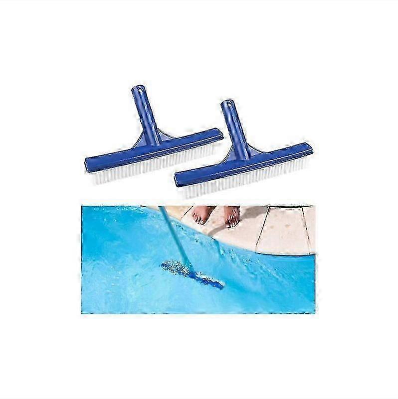 2-Pack Blue White Pool Cleaning Brush Heads