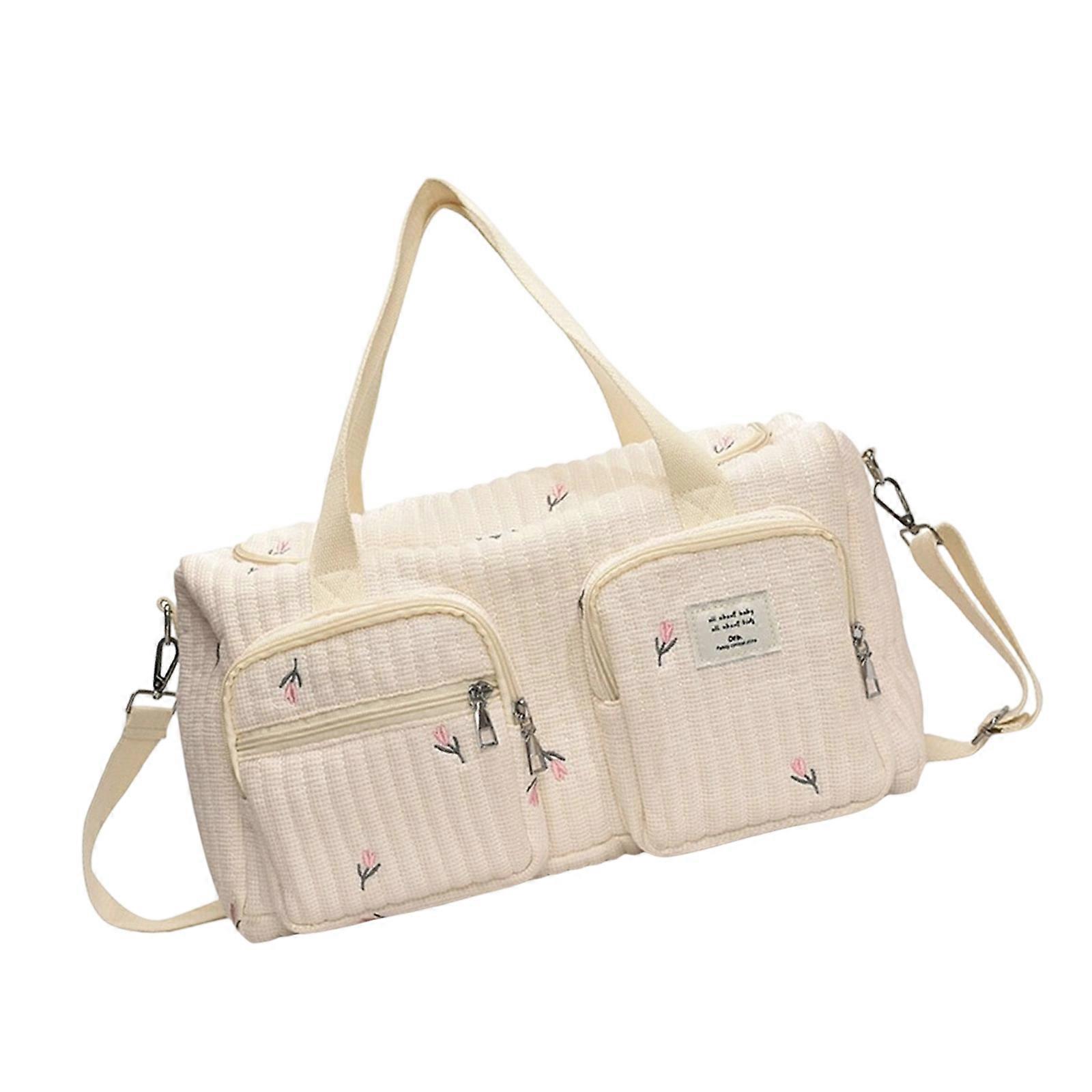 Sac à langer multifonctionnel pour maman, solution de rangement bien organisée, motif tendance, sac à main organisateur multicolore