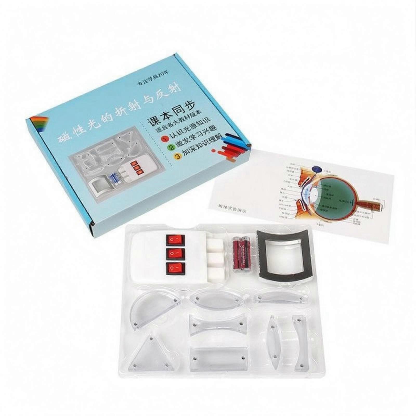 Geometry Optics Kit Triangular Geometry Optics Experiment Kit Transparent