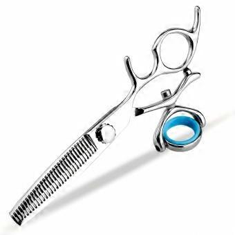 6 Inch Swivel Thumb Hair Cutting Scissors, Japanese 440C Stainless Steel Professional Hairdressing Shears for Barber