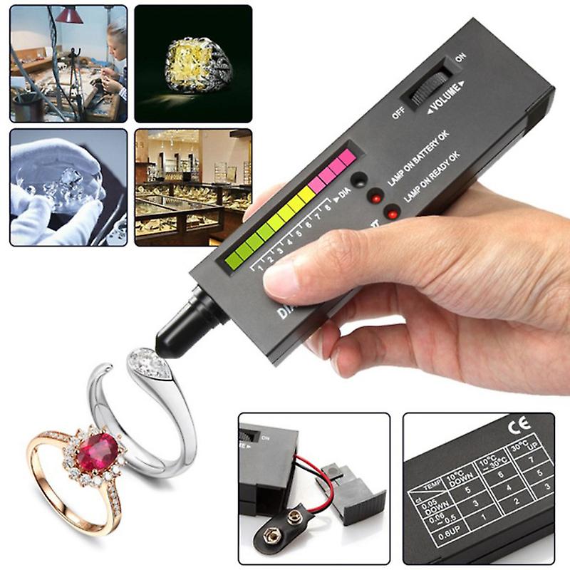 Professional Diamond Tester Moissanites Led Indicator Tester Pen Detector Tool