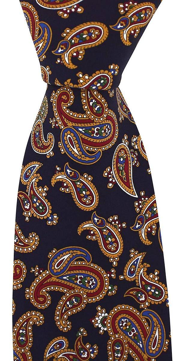 David Van Hagen Vintage Tie  - Navy