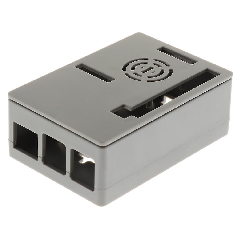 Protective Enclosure Case Cover Box for Raspberry Pi Board / LCD/Fan Gray