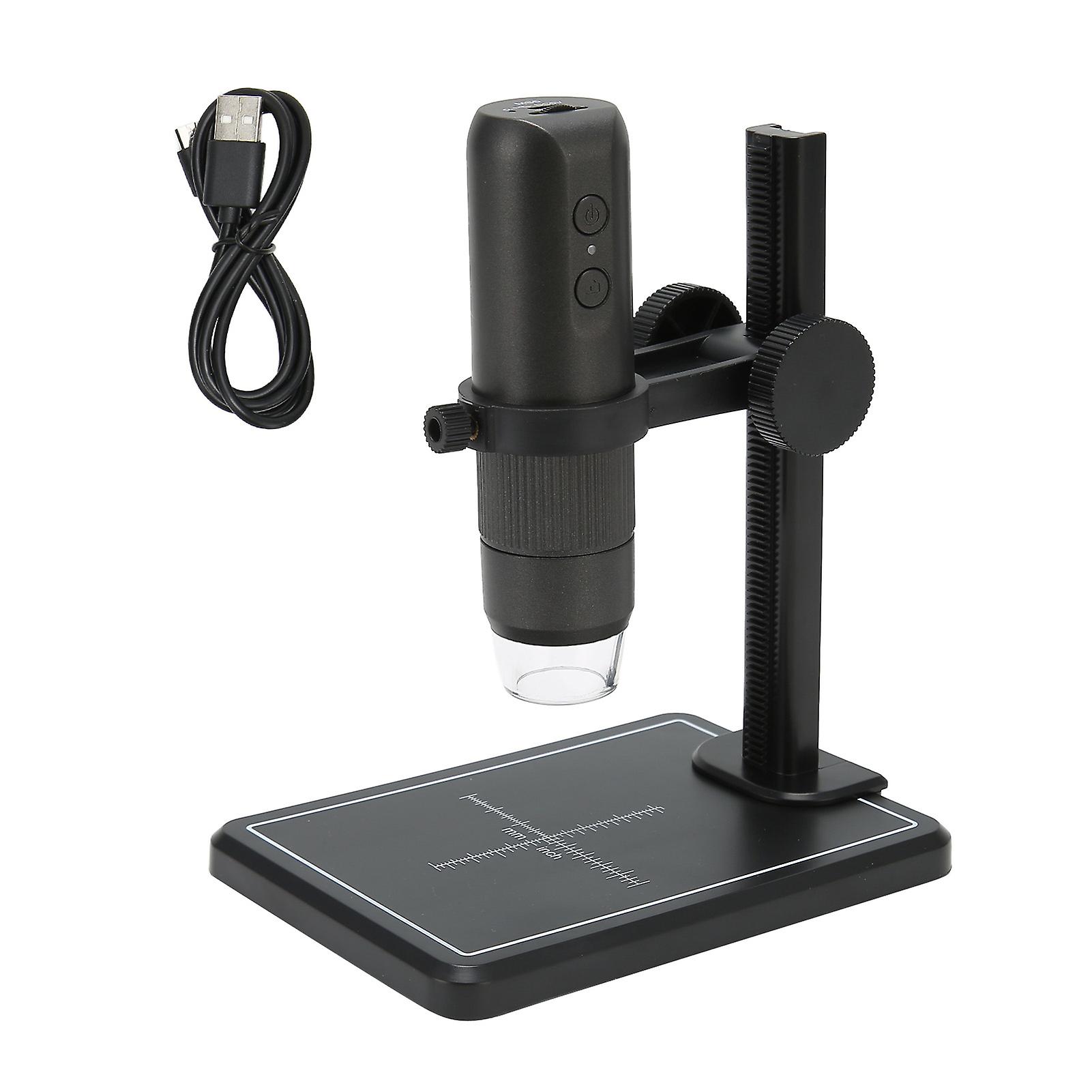 USB Digital Microscope Portable WiFi 50X1000X 8 LED Digital Microscope with Adjustable Stand for IPhone for Android