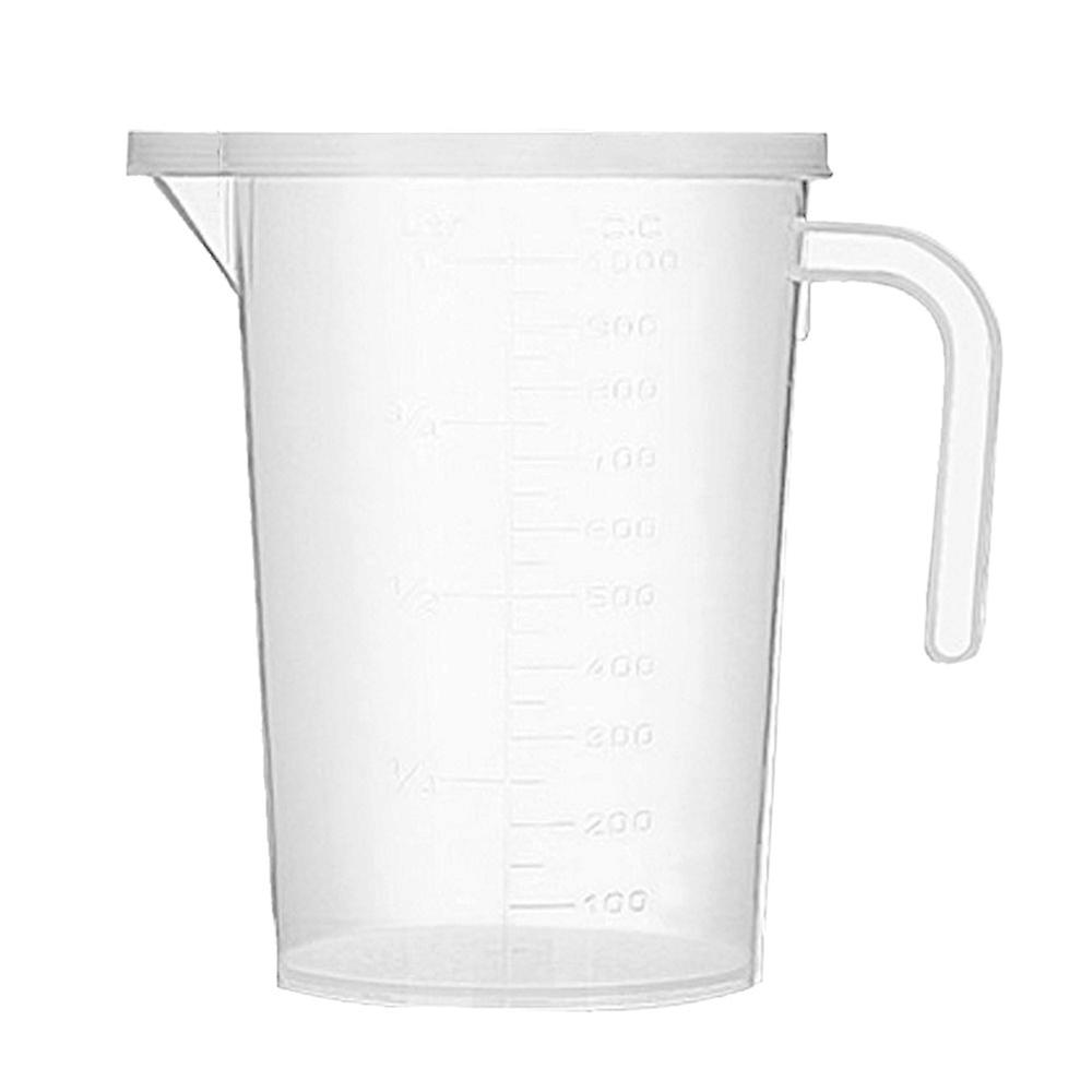 Transparent Kitchen Liquid Scale Measuring Cup Grad Beaker 1000ml