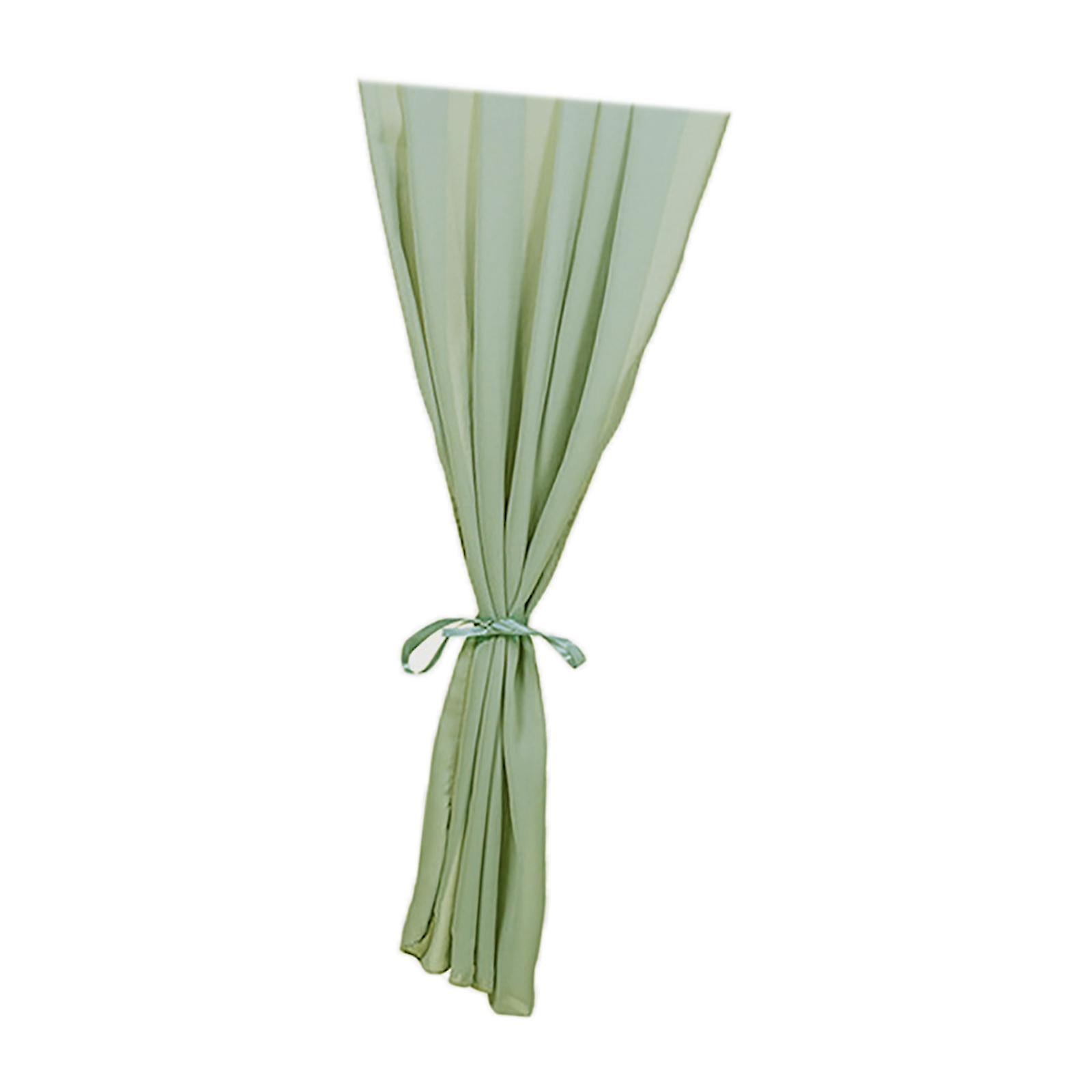 Chiffon Table Runner Rústico Wedding Table Runner Decoración Verde 70x300cm
