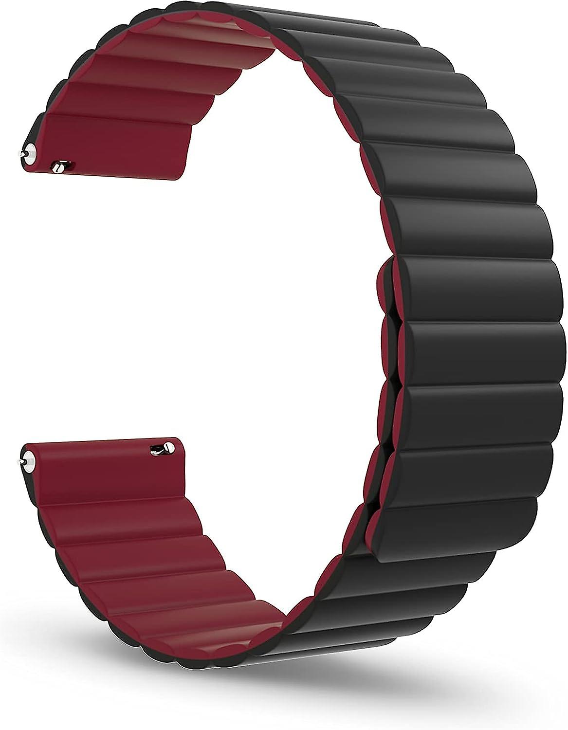 Magnetic strap, silicone strap quick release smart strap 20mm 22mm Compatible with Galaxy Watch Gear Classic Frontier Active