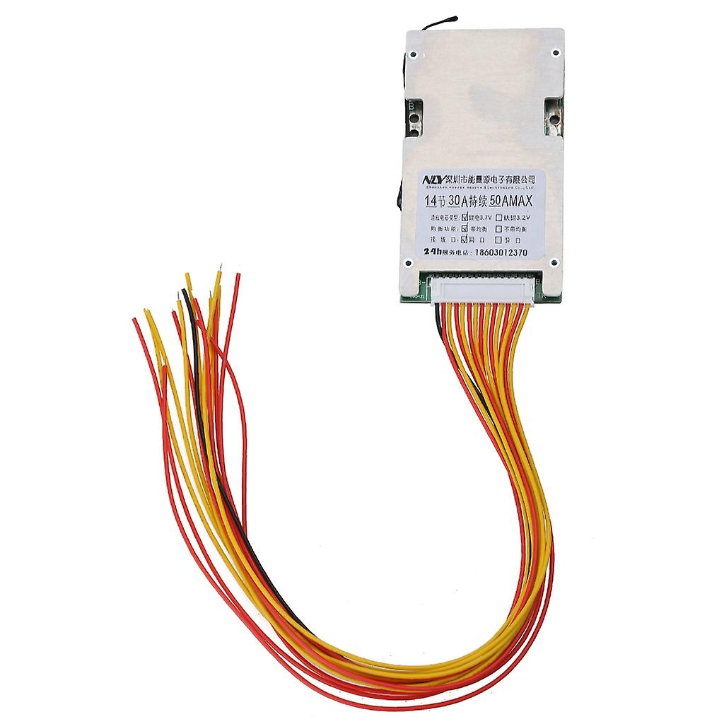 Li-ion Cell Battery for Protection BMS- PCB Board with Balance Function 14S 48V