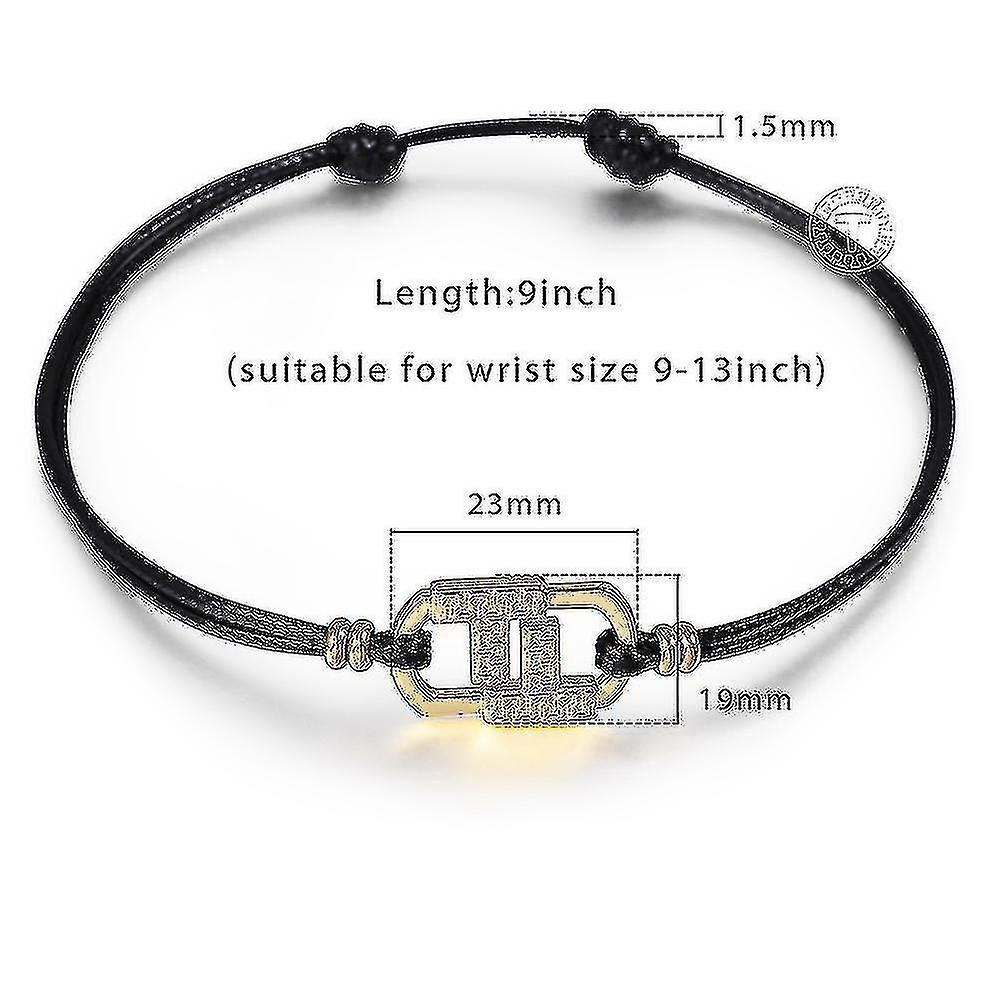 Läder Anklet För Män Pojkar Svart Färg Double T Charm Twisted Rope Chain Foot Accessoarer Punk Sommar Smycken TAS003