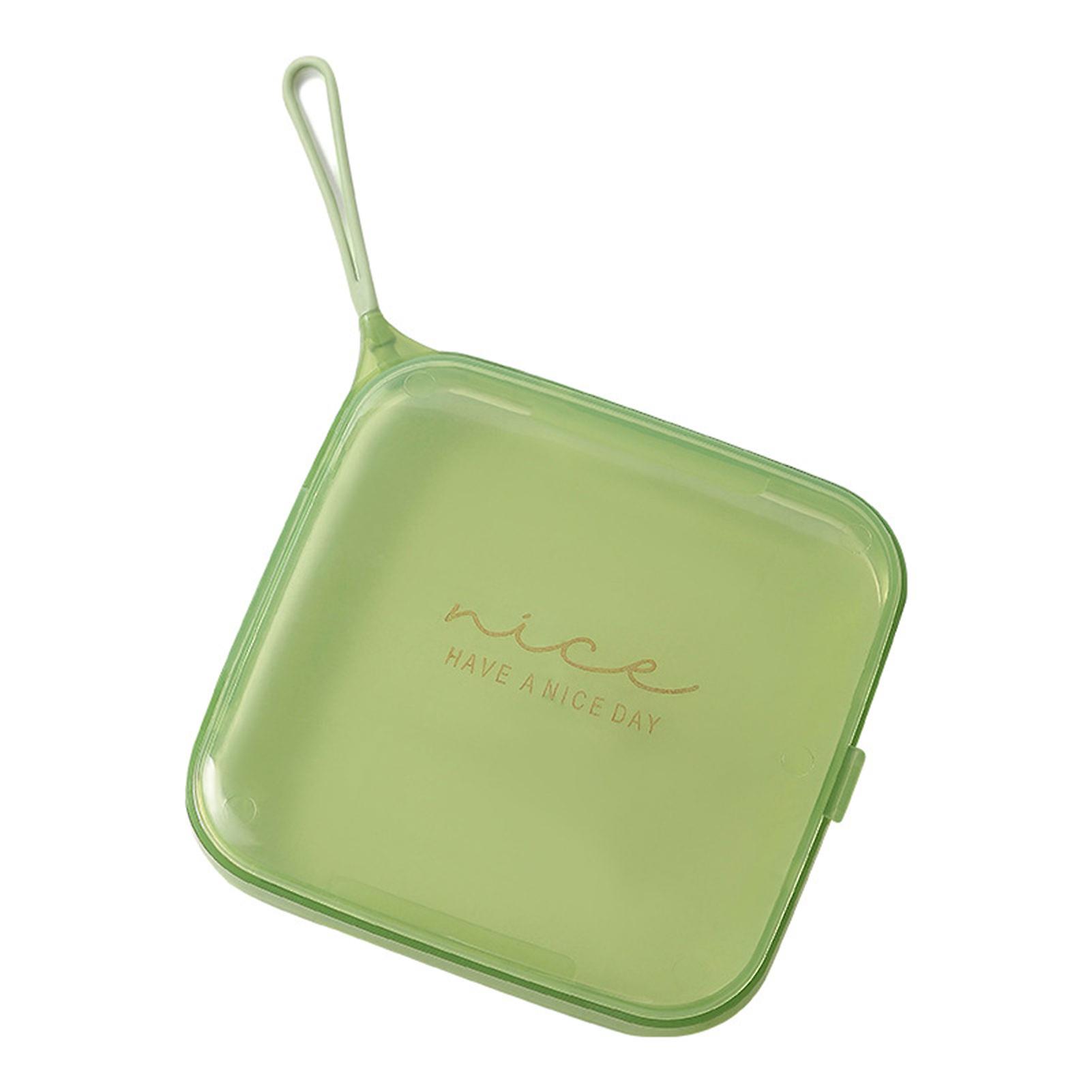 Mini Mask Storage Container Snap Closure Portable Lightweight Boxes
