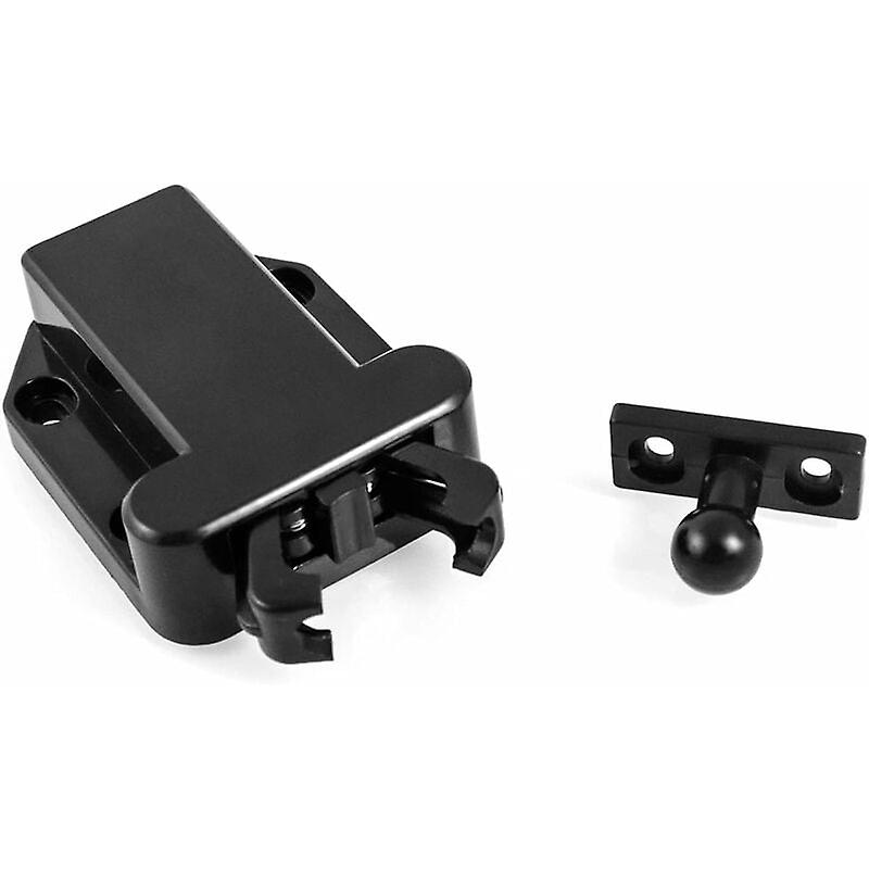 12 Pack Touch Release Latches, Push Latches with Automatic Cabinet Locking Function, Push to Open Padlock