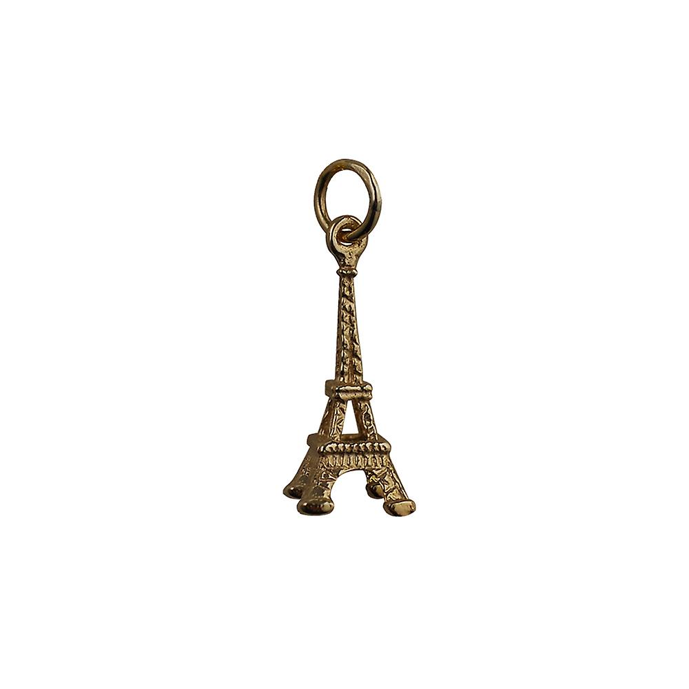 9ct Gold 17x9mm Eiffel Tower Pendant or Charm