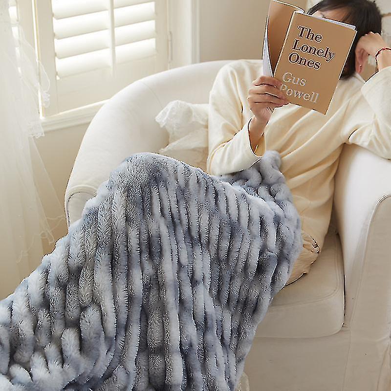 Bedding Collection Modern Luxurious Designer Premium Plush Throw Blanket