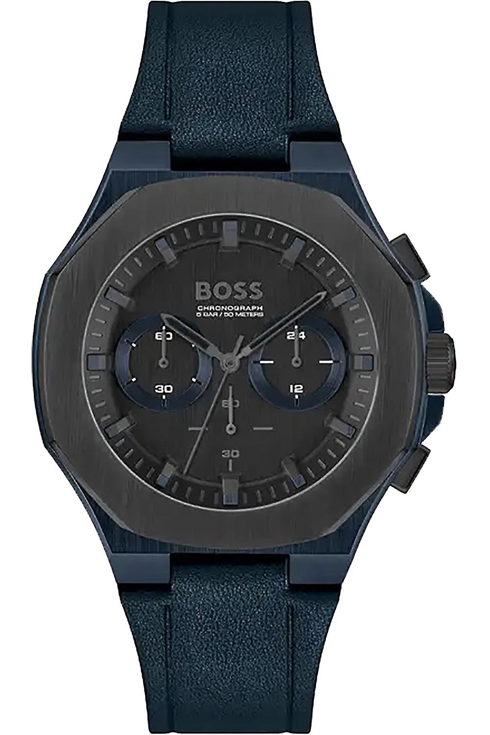 Taper Men's Analog Quartz Watch with Cowhide Bracelet 1514086
