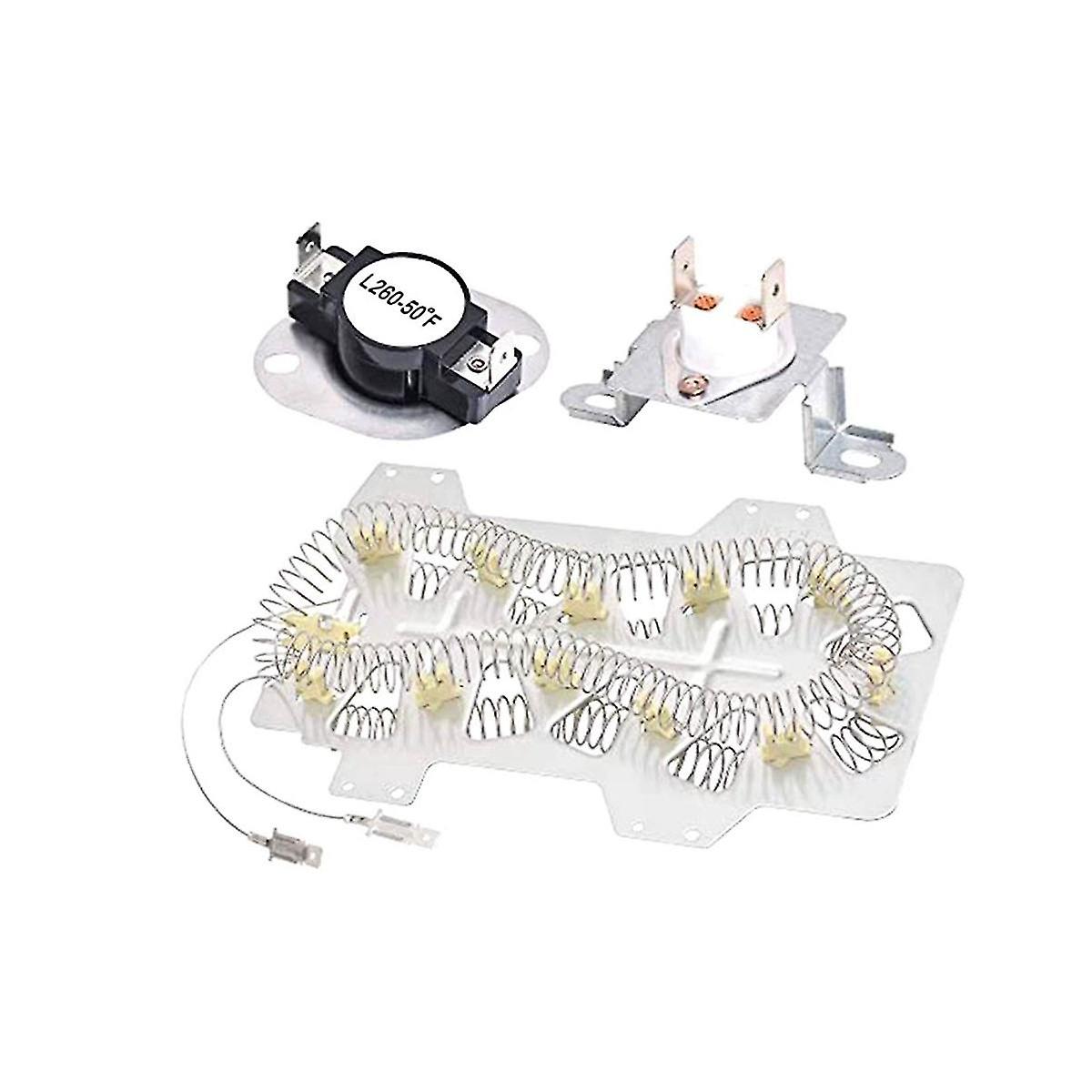 Dc47-00019a גופי חימום מייבש Dc96-00887a החלפת ערכת תיקון תרמוסטט נתיך תרמי עבור