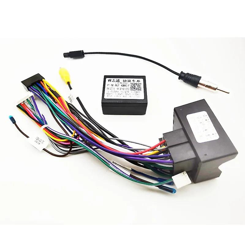 CANBus Decoder 16 Pin Plug Car Android Head Unit Cable Adapter for Chery Tiggo 5X 7 Arrizo 5