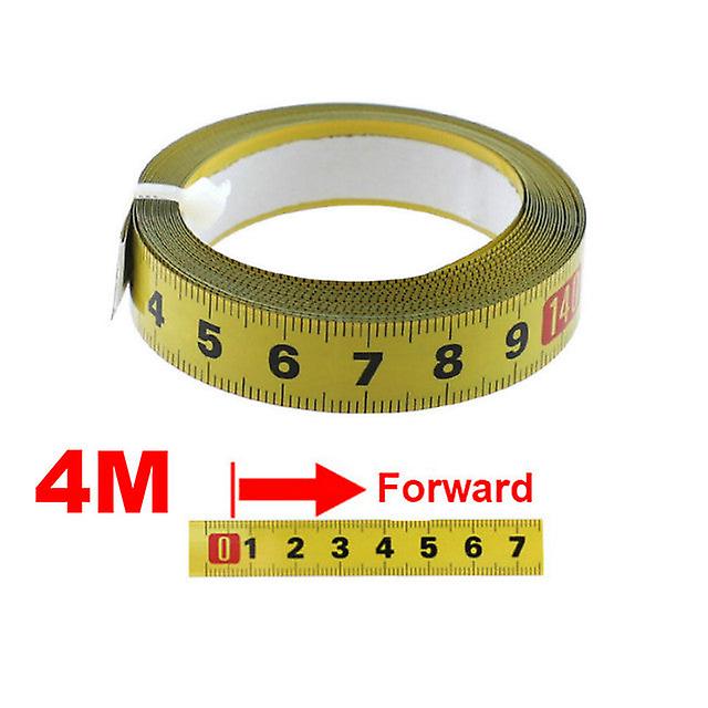 Metric Steel Miter Track Tape Measure 0.5'' Self Adhesive Scale Ruler Tape 1-5m For Router Table Saw T-track Woodworking Tools