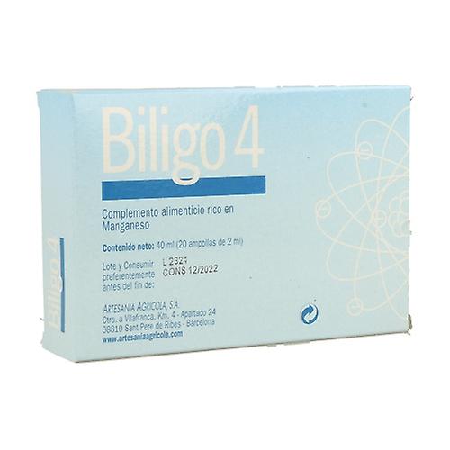 Biligo 4 (Manganese) - Trace Element 20 ampoules of 2ml