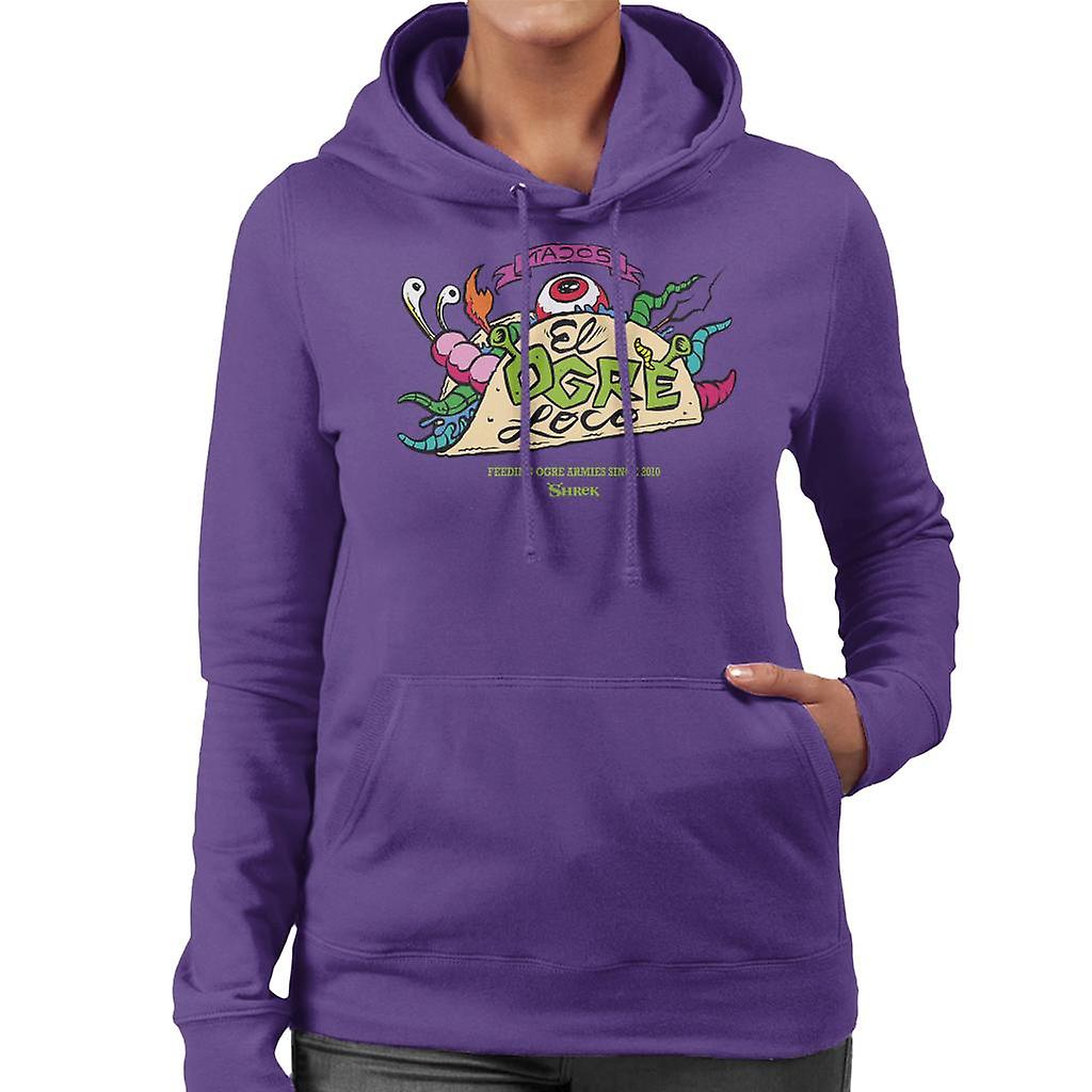Shrek Tacos El Ogro Loco Mujer's Sudadera con capucha