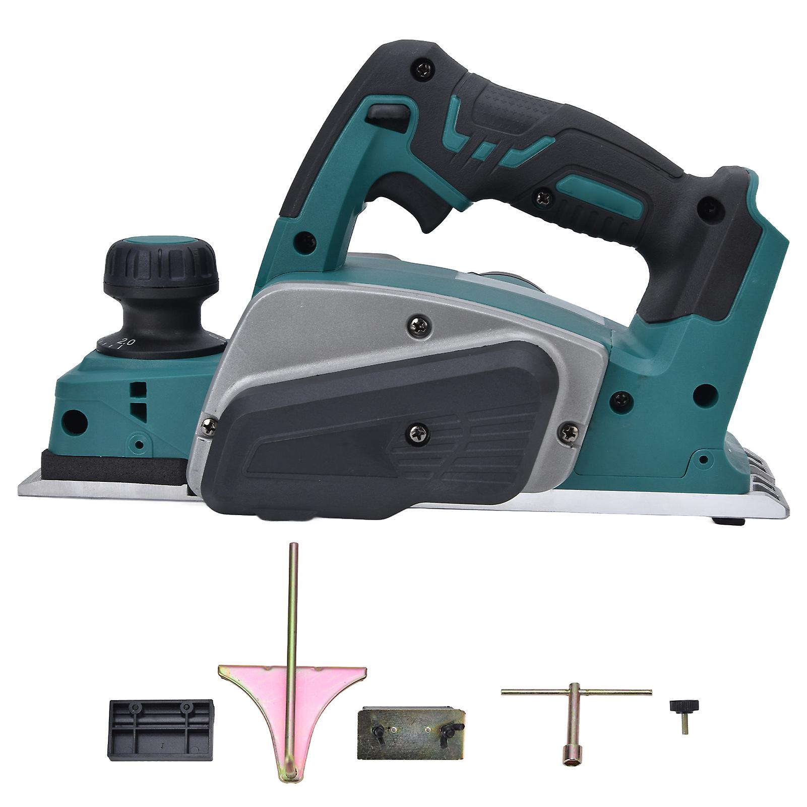 Electric Planer Lithium Cordless Handheld Wood Cutting 15000r/min for 21V Battery 82mm(3‑1/4in)