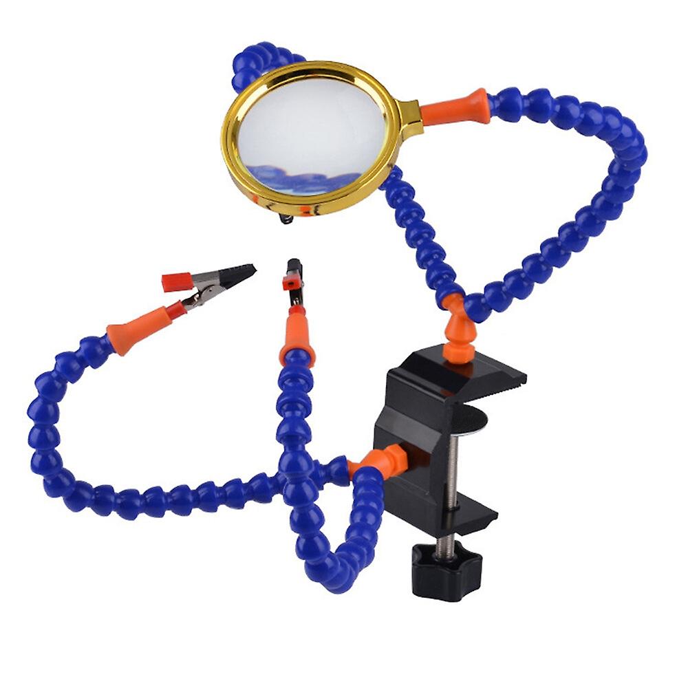 Multi Soldering Station Third Hand Tool With 4 Flexible Arms Soldeirng Iron Holder