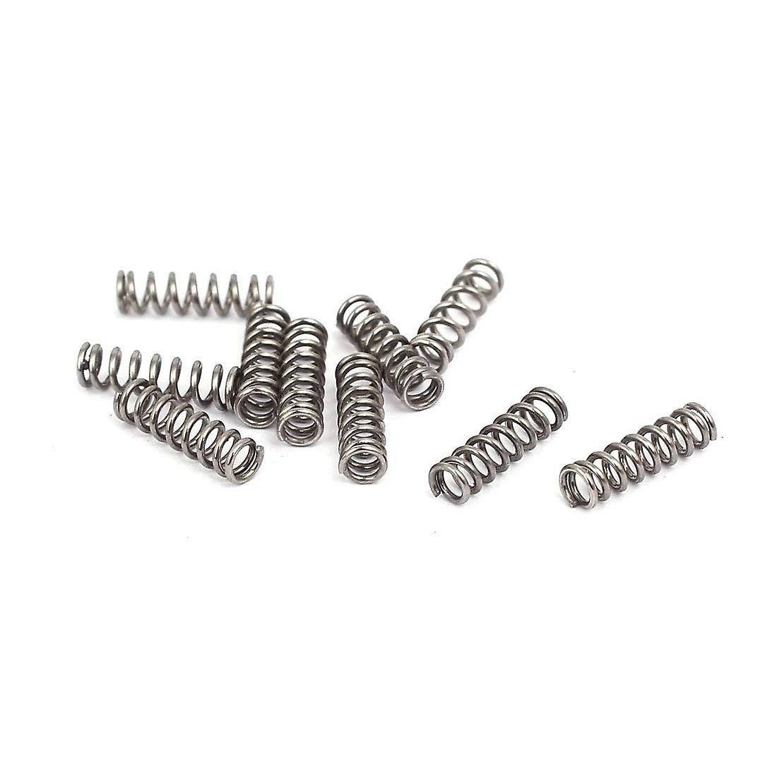 10 Pieces of Compression Springs, Pressure Return Springs, 304 Stainless Steel Compression Springs, 