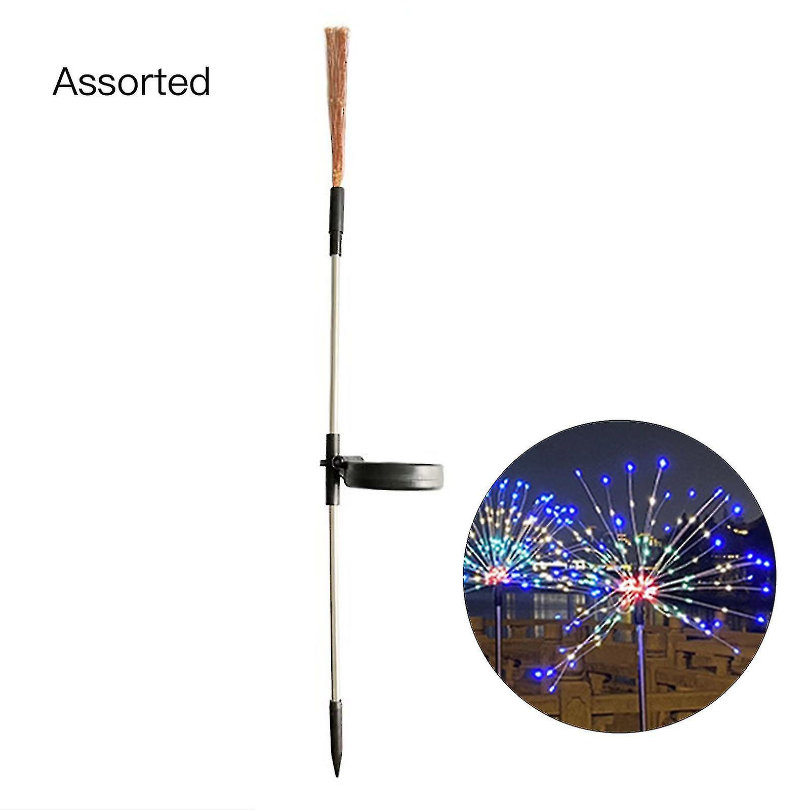 Solar Ground Plug Copper Wire Lamp Firework Lamp