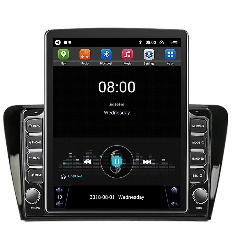 2 Din Android For Skoda Octavia 3 A7 2013-2018 Multimedia Player Navigation For Tesla Style 9.7 Inch