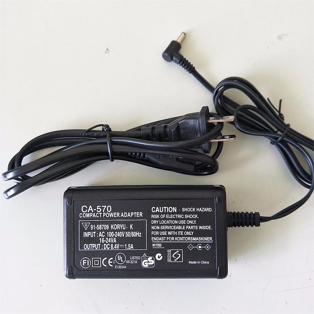 For Canon CA-570 Power Adapter DSLR Camera DV Camcorder Charger with Power Cord