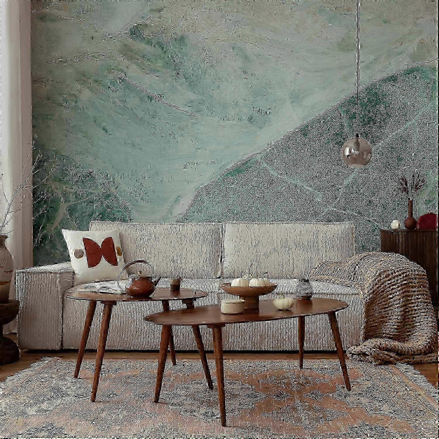 Self-adhesive Wall Mural - Turquoise Marble