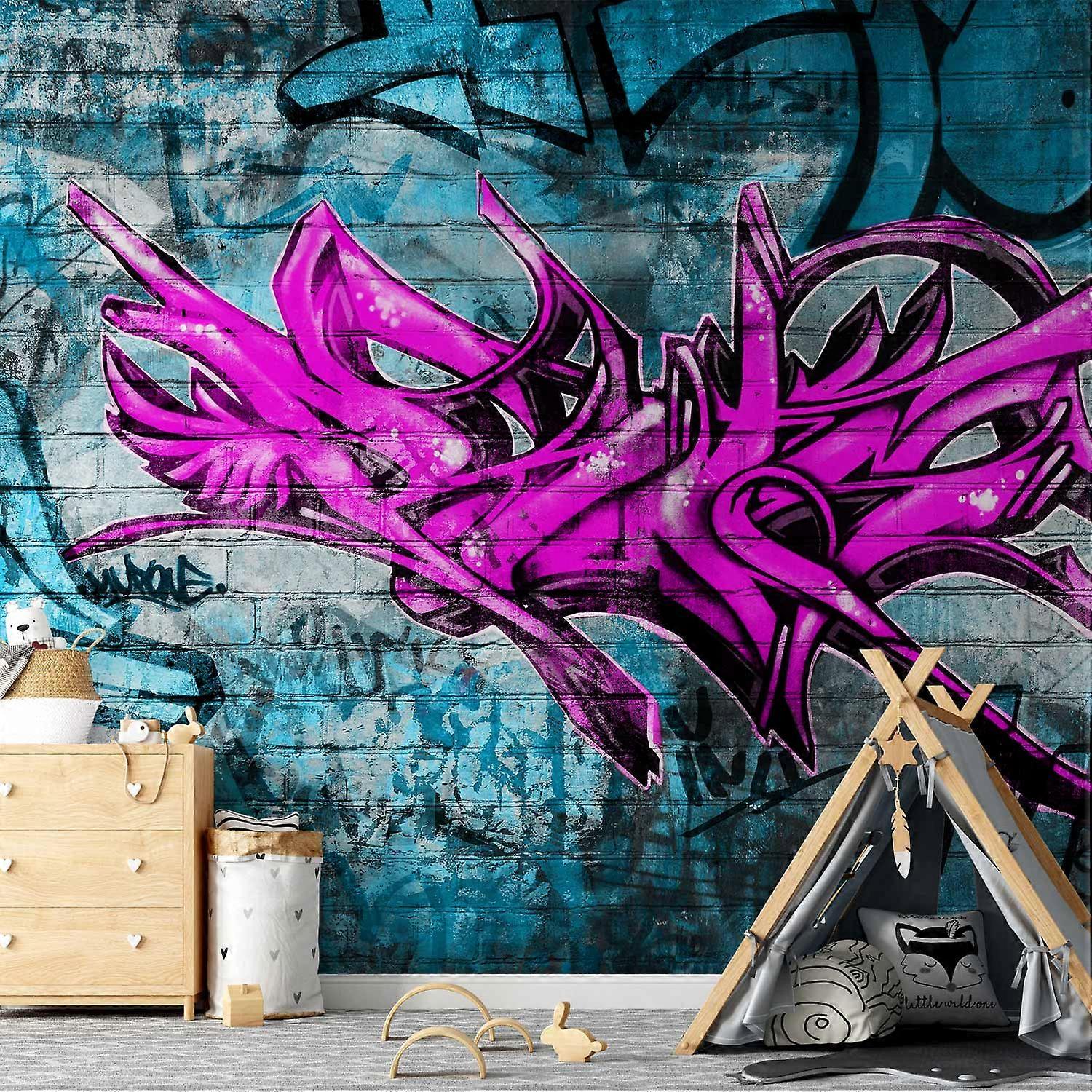 Itseliimautuva seinämaalaus - Anonyymi graffiti