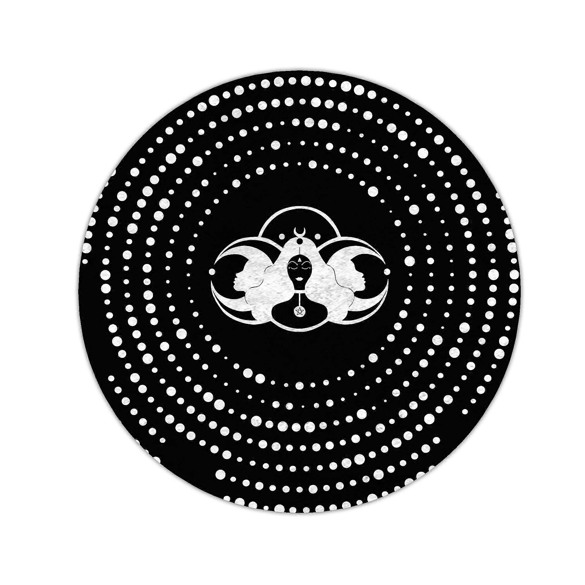 Decorative Hecate Circle Floor Rug