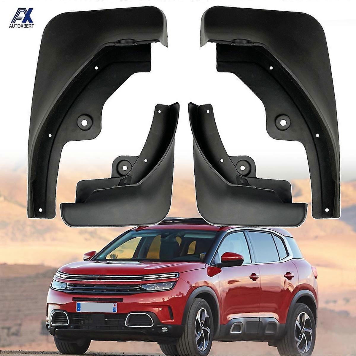 4pcs Mud Flaps For Citroen C5 Aircross 2017 -on Mudflaps Splash Guards Flap Mudguards Fender 2018 2019 2020 OE/OEM #1636054780