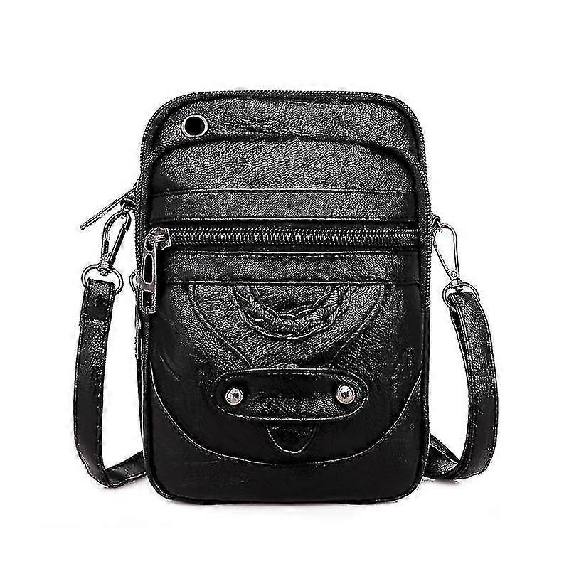 Soft And Single Shoulder Mobile Ph Bag, Text