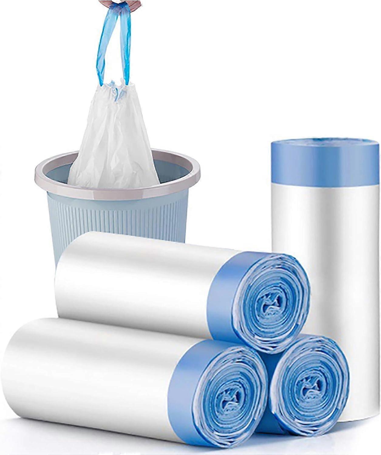 180 Count Drawstring Small Trash Bags - Bathroom, Kitchen, Office