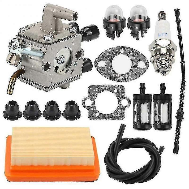 Carburetor Filter Kit Compatible With Fs120, Fs200, Fs250, Fs300, Fs350, Fr350, Fr450, Fr480 - Compatible With 4134 12