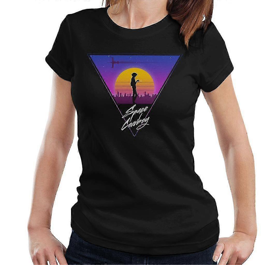 Bebop Space Silhouette Dames T-shirt