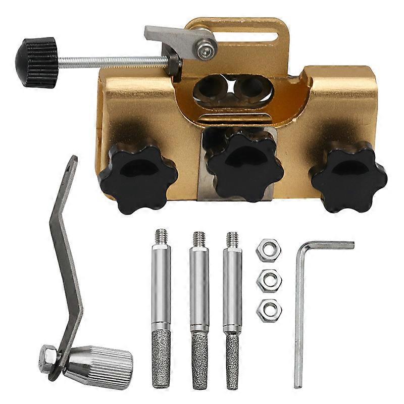 Chainsaw Sharpener, Portable Chainsaw Chain Sharpener Woodworking Grinding Stone Electric Chainsaw Sharpener Tool