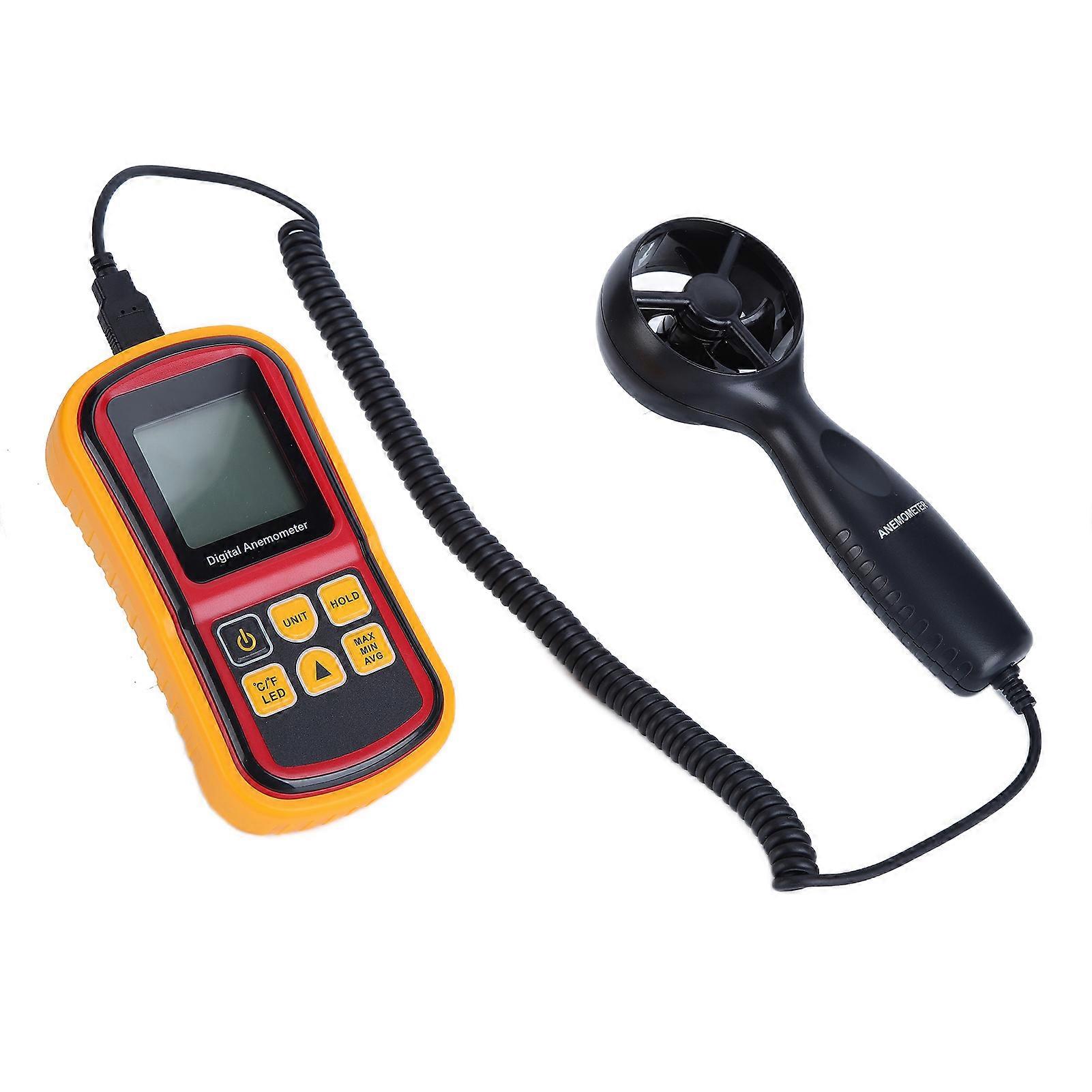 8901 LCD Portable Anemometer High Accuracy Digital Separated Type Industrial Wind Speed Meter