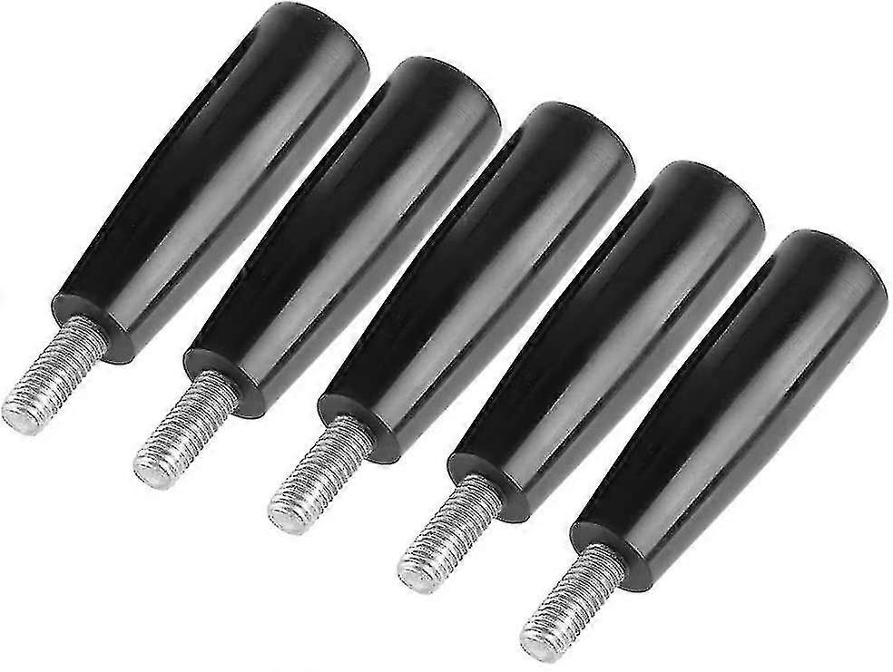 5pcs Twist Grips, M6*50 Bakelite Twist Grip, Threading Machine Replacement Accessory