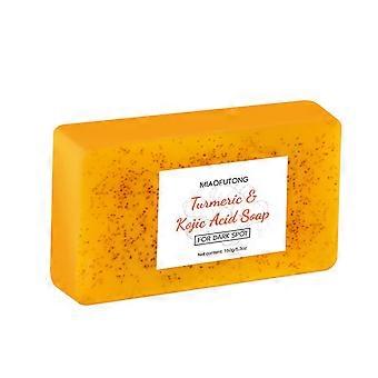 Sapone alla Curcuma con Kojic - Sapone alla Curcuma al Limone con Sapone alle Particelle di Zenzero - 150g